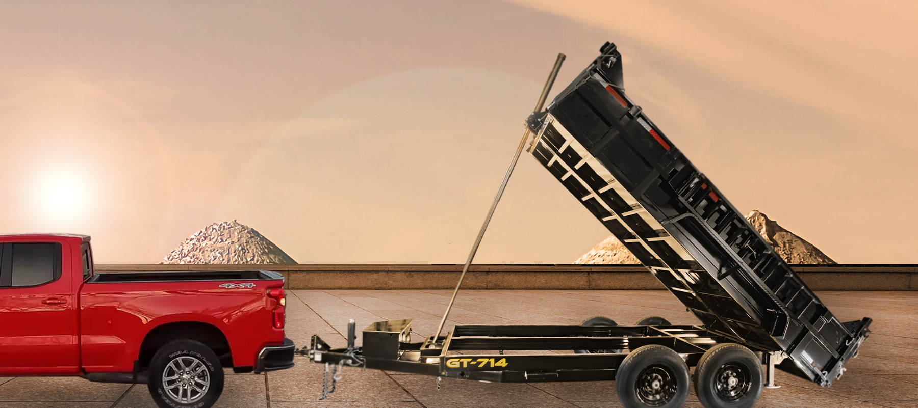 Griffin Trailers - Hydraulic Dump Model Griffin Trailers - Hydraulic Dump Model
